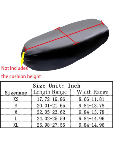 Cubierta de Asiento de Motocicleta Modengzhe XL Impermeable