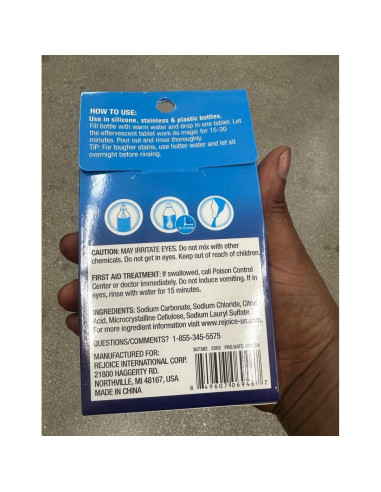 Paquete de 12 tabletas limpiadoras efervescentes Homebright