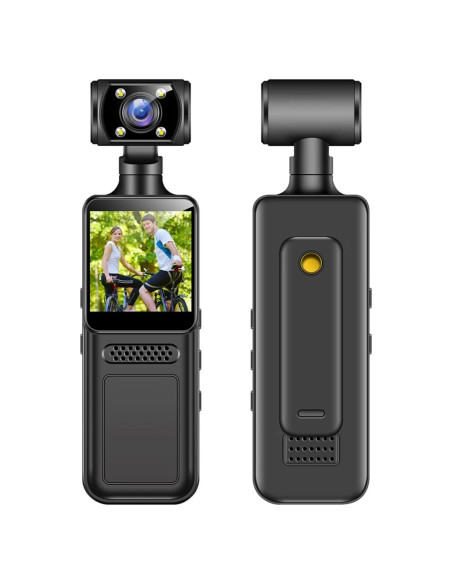 Cámara de Acción 4K Bewinner con Lente Rotatorio 180