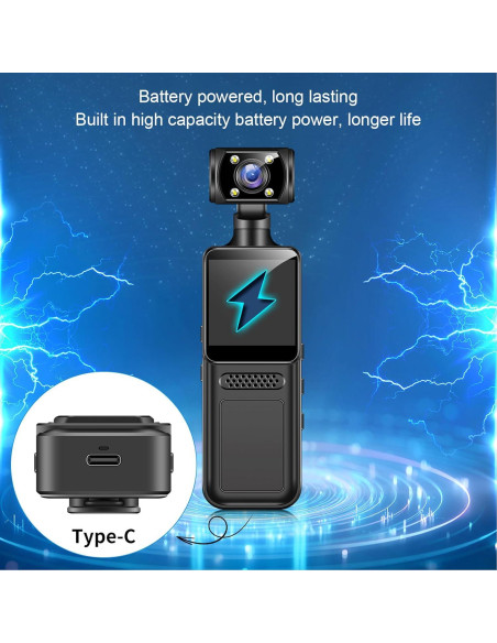 Cámara de Acción 4K Bewinner con Lente Rotatorio 180