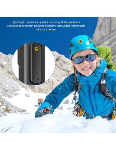 Cámara de Acción 4K Bewinner con Lente Rotatorio 180