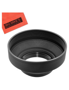 Capucha de Lente 67mm Big Mike's para Cámaras Canon y Más