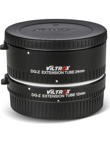 Anillos de Tubo de Extensión Macro VILTROX 12mm 24mm para Nikon Z
