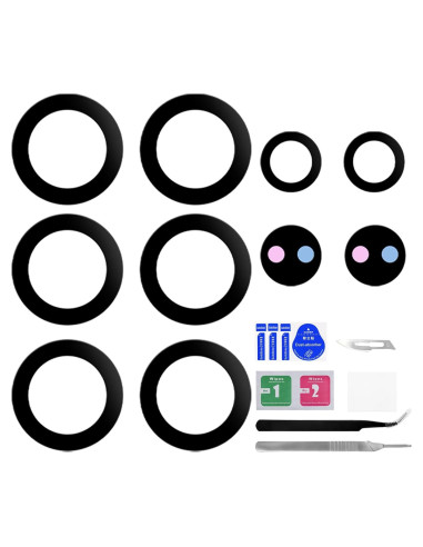 Paquete de 2 lentes de cámara trasera BESJMYT para S22 Ultra