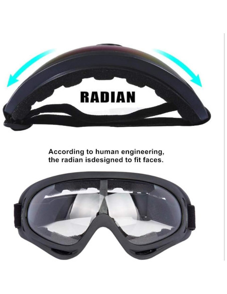 Gafas de Motocicleta LJDJ - Paquete de 2 - UV400