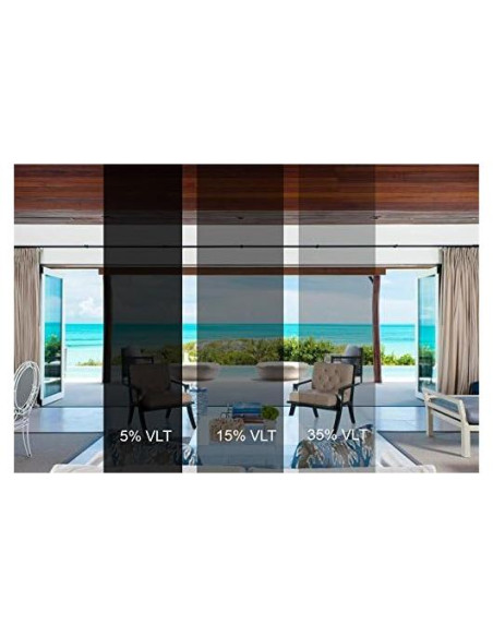 Película de Tintado de Ventanas Sugo 0.91x15.24m Unidireccional