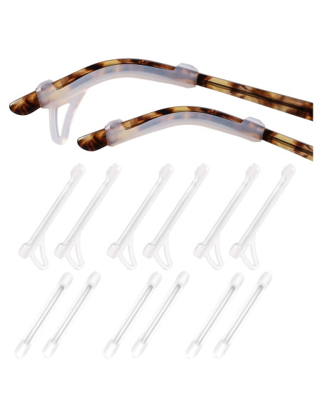 Mangas de agarre para gafas SMARTTOP - Silicona antideslizante Mangas de agarre para gafas SMARTTOP - Silicona antideslizante