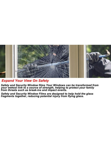 Película de Tintado de Ventanas Sugo 0.91x15.24m Unidireccional