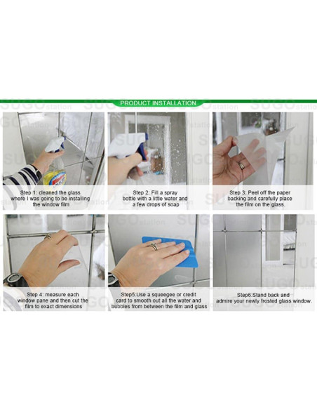 Película de Tintado de Ventanas Sugo 0.91x15.24m Unidireccional