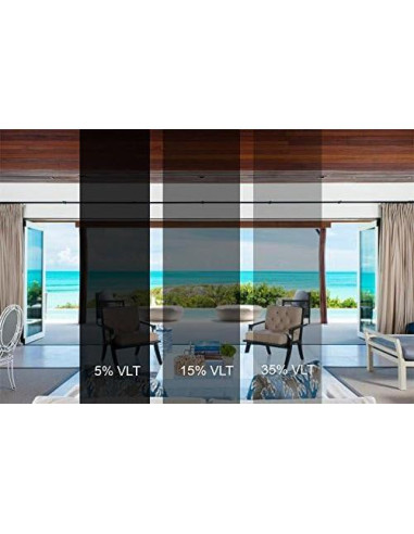 Película de Tintado de Ventanas Sugo 0.91x15.24m Unidireccional