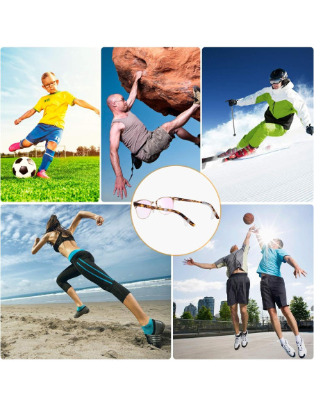 Mangas de agarre para gafas SMARTTOP - Silicona antideslizante Mangas de agarre para gafas SMARTTOP - Silicona antideslizante