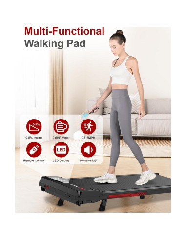 Caminadora Gywowken T3 Bajo Escritorio 136 KG Inclinación 5%