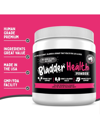 Suplemento de Arándano para Vejiga y Riñón de Perros y Gatos - 120g