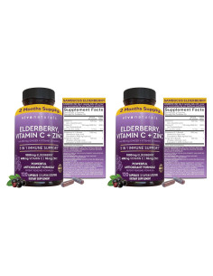 Cápsulas de Sacha Inchi Viva Naturals 5 en 1 con Vitamina C y Zinc