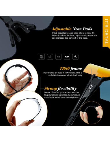 Gafas de Ciclismo AVV Polarizadas UV400 para Deportes