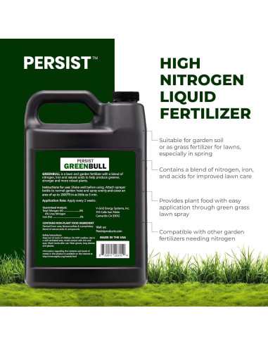 Fertilizante Líquido para Césped Persist Green Bull 3.63kg