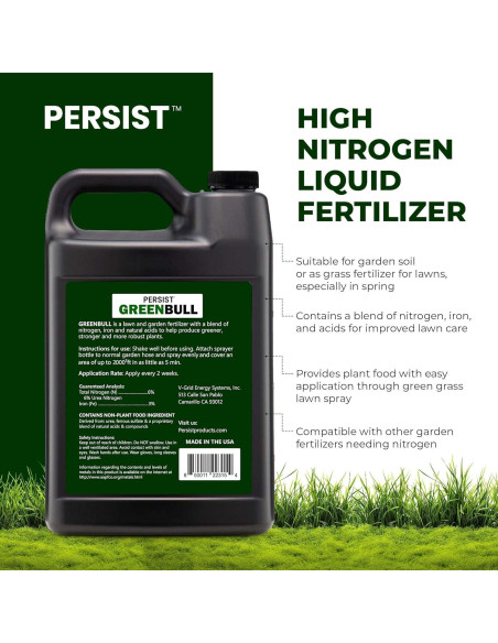 Fertilizante Líquido para Césped Persist Green Bull 3.63kg