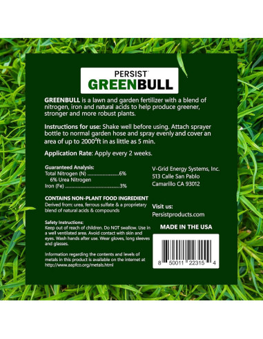 Fertilizante Líquido para Césped Persist Green Bull 3.63kg