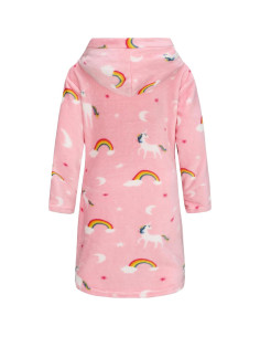 Bata de Felpa para Niños Angell 3-4T con Capucha y Bolsillos 2