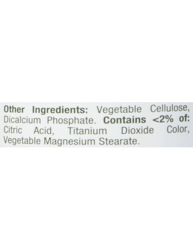 Magnesio Nature's Bounty 500mg 200 Tabletas Total