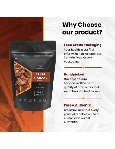 Corteza de Arjuna 200g MIMPER INDIA - 100% Natural y Orgánica