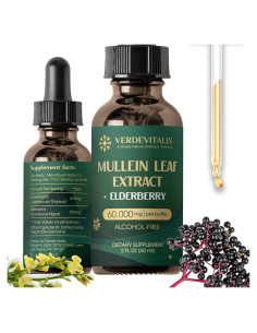 Extracto de Hoja de Mullein Verdevitalis 59.15 ml - Suplemento Herbal