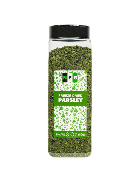 Copos de Perejil Liofilizado Natural Plus Green 85 Gr - Sazonador Sin Gluten