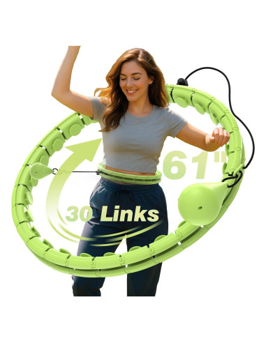 Aro de Hula JKSHMYT para Ejercicio y Pérdida de Peso 61cm