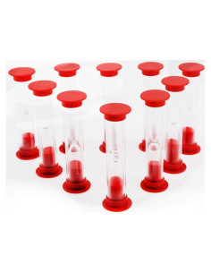 Temporizador de Arena 1 Minuto BESSEEK - Paquete de 10