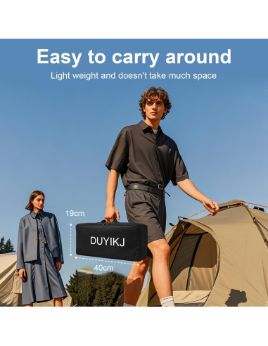 Pantalla de proyector portátil DUYIKJ 100 pulgadas 4K HD