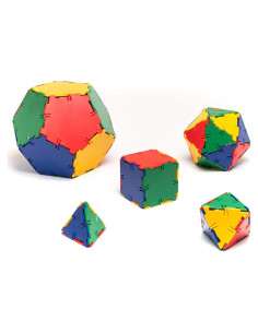 Juego de Construcción Educativo Polydron Kids - 50 Piezas 3D
