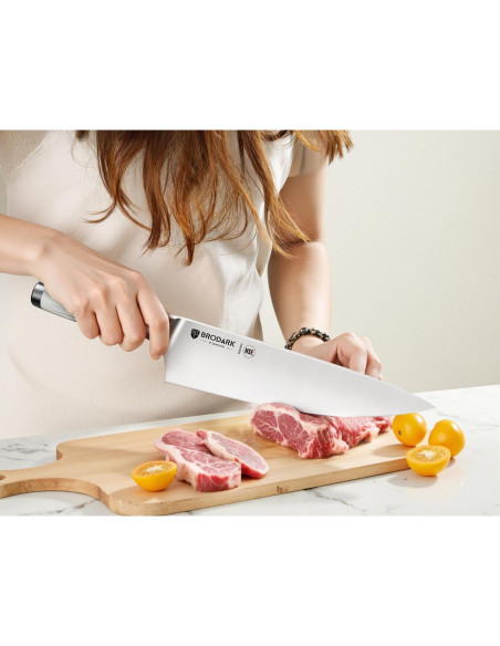 Juego de cuchillos de cocina BRODARK 15 piezas acero inoxidable