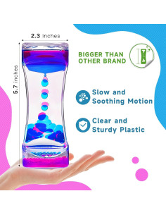 Tubo Sensorial Antiestrés YUE MOTION - Juguete Visual 14.1 cm 2