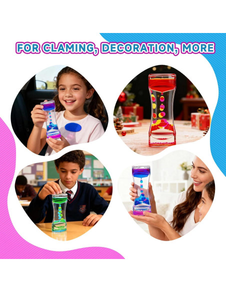 Tubo Sensorial Antiestrés YUE MOTION - Juguete Visual 14.1 cm