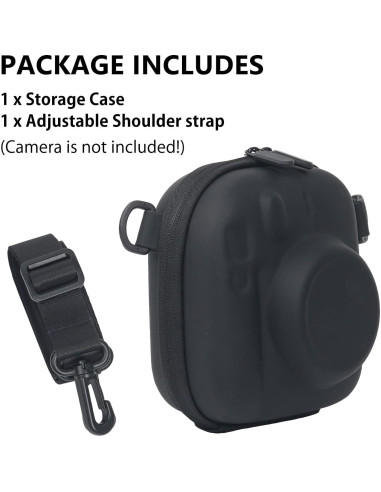 Funda de Almacenamiento Dura EVA para Fujifilm Instax Mini - Negra