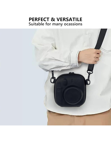 Funda de Almacenamiento Dura EVA para Fujifilm Instax Mini - Negra