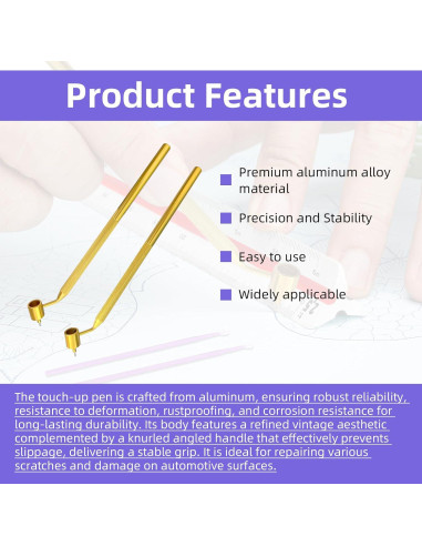 103 Pcs Bolígrafos de Pintura LJZP para Reparación de Autos