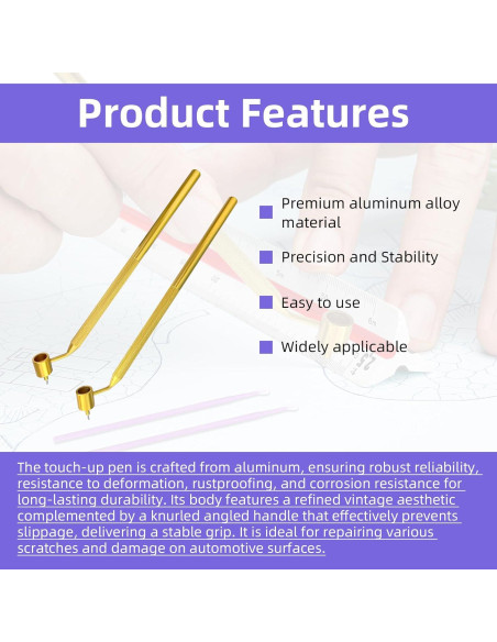 103 Pcs Bolígrafos de Pintura LJZP para Reparación de Autos