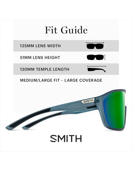 Gafas de sol SMITH Boomtown ChromaPop - Lente espejo verde