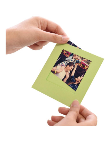 Marcos de Foto Cuadrados Coloridos Zink para Fotos 2x3 cm