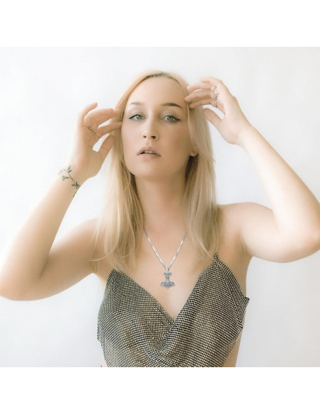 Collar Vikingos Mjolnir Thor Plata Esterlina 925 61 cm