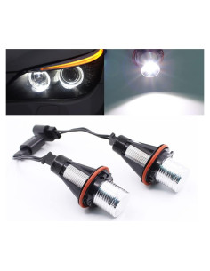 2 Bombillas LED de Marcador Halo 5W CSSLYZL para BMW