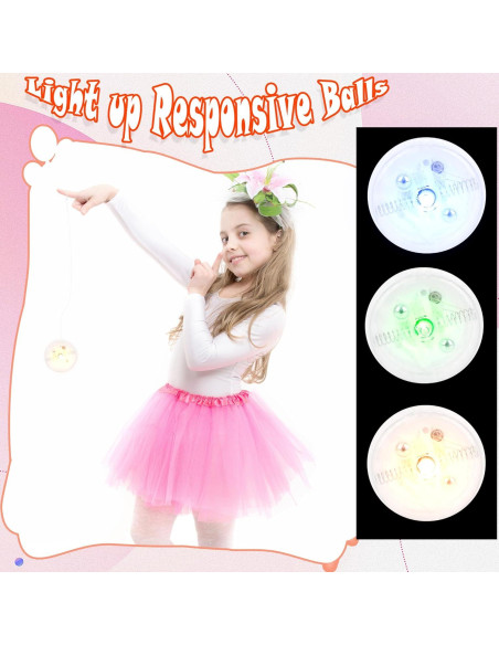 30 Pelotas de Yo Yo LED Iluminadas Octaday para Niños