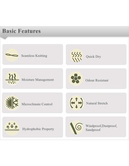 Mascarilla Gaiter de Cuello NEXTOUR UPF 50+ 12 Piezas Camuflaje