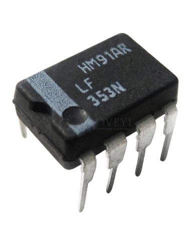 10 Piezas Amplificador Operacional LF353N DIPP8 Electrónica