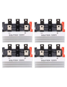 Puente Rectificador Trifásico SQLF50A 50A 1200V con Disipador
