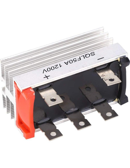 Puente Rectificador Trifásico SQLF50A 50A 1200V con Disipador