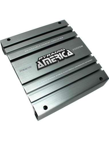 Amplificador de Potencia Pyramid PB918 2000W 2 Canales + Kit Cableado 8 Gauge