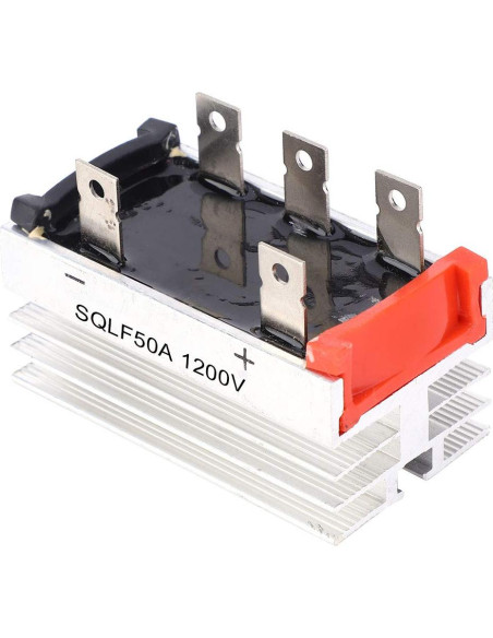 Puente Rectificador Trifásico SQLF50A 50A 1200V con Disipador