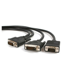 Cable Divisor de Video DVI-I a DVI-D y VGA 1.83 m StarTech